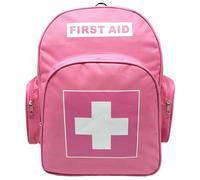 Red Emergency Sac à dos de premiers secours médical pour premiers secours Sac à dos de traitement Sac de traumatisme pour les paramètres Camping Vacances en plein air Chien Chat Voyage Route Voyage