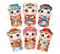 Red Envelope - Money Envelope | 2025 Spring Festival Lucky Money Packets, Traditional Chinese Red Envelopes, Year Of The Snake Red Envelopes For Chinese New Year - Hong Bao Red Pockets