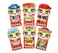 Red Envelope - Money Envelope | 2025 Spring Festival Lucky Money Packets, Traditional Chinese Red Envelopes, Year Of The Snake Red Envelopes For Chinese New Year - Hong Bao Red Pockets