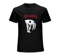 Red Fang American Heavy Metal Band t-Shirt Metal Touring Band Shirts Black L