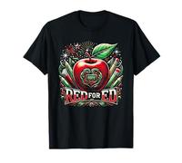 Red For Ed Protest Education Teacher Protest Teacher Pay T-Shirt