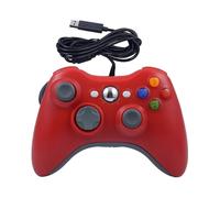 (Red)For XBOX 360 Console And PC USB Dual Vibration Wired Gamepad