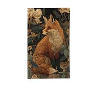 Red Fox Banderole de vœux avec œillets pour intérieur ou extérieur 91 x 152 cm