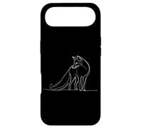 Red Fox Canine Line Art Mammifère Art Zoologiste Coque pour iPhone Air
