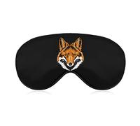 Red Fox Head Sleep Eye Mask Cute Blindfold Eye Covers Eyeshade for Women Men Gifts