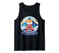 Red Fox Méditation Bouddhiste Hindou Zen Bouddha Spiritualité Débardeur