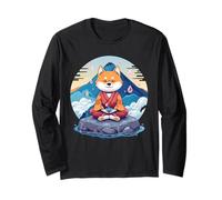 Red Fox Méditation Bouddhiste Hindou Zen Bouddha Spiritualité Manche Longue