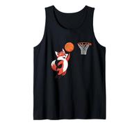 Red Fox Playing Sports Wild Animal Basketball Débardeur