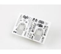 Red Fox Studio Red Fox QS-48095 1/48 Tableau de bord 3D Saab SK-37/SK-37E Viggen Special Hobby, gris, RFSQS-48095