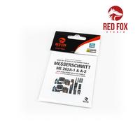 Red Fox Studio RFSQS-48065 - 1/48 Messerschmitt Me 262A-1/A-2 Avec R4M & Bomb Se