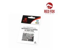 Red Fox Studio RFSQS-48182 - 1/48 Instruments & Jauges Jeu pour USAF WWII (