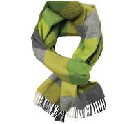 Red Fox Woollschal Winter Scarf Hommes Echarpe & Warm Check laine à la mode Made in Germany (vert, 180 x 30 cm)