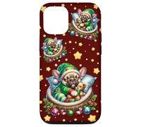 Red Frenchie Accessories for Women Men Who Love Christmas Coque pour iPhone 12/12 Pro