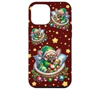 Red Frenchie Accessories for Women Men Who Love Christmas Coque pour iPhone 12 Pro Max