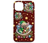 Red Frenchie Accessories for Women Men Who Love Christmas Coque pour iPhone 13