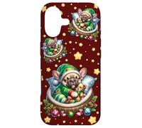 Red Frenchie Accessories for Women Men Who Love Christmas Coque pour iPhone 17