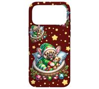 Red Frenchie Accessories for Women Men Who Love Christmas Coque pour iPhone 17 Pro Max