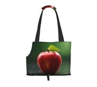 Red Fruits Sac à bandoulière imprimé gros plans pour petits chiens et chats, sac de courses et de voyage, sac double usage