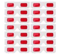 Red Glasses for 3D Movies Concerts Ergonomic Design Colorful Display 150Pcs