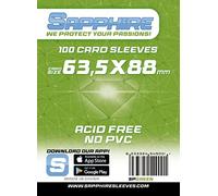 Red Glove – Sapphire Sleeves 100 – Vert – 63,5 x 88 – SPGREEN