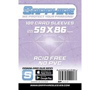 Red Glove - 100 Sapphire Sleeves Lilas 59x86 SPLILLA format Yu-Gi-Oh