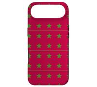 Red Green Morocco Star Arabic Language Pattern Coque pour iPhone Air