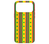 Red Green Yellow Star Stripe Senegal Color Flag Pattern Coque pour iPhone 17 Pro Max