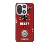 Red Guitar Analog Delay Graphic Etui Coque Housse pour OnePlus 15