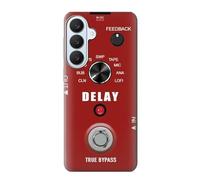 Red Guitar Analog Delay Graphic Etui Coque Housse pour Samsung Galaxy S26 Plus