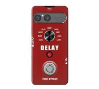 Red Guitar Analog Delay Graphic Etui Coque Housse pour Sony Xperia 10 VII