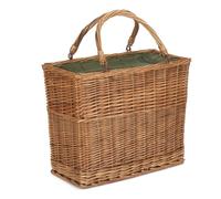 Red Hamper FH077 Rouge Hamper Vert Tweed Retangular Wicker Cooler Panier, Brown, Hauteur 20,5 cm x 40 cm Largeur x Profondeur 33cm, Marron