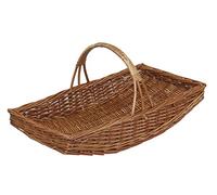 Red Hamper G001 / 1 Oblong Wicker Willow Garden Trug Panier forts Brun Moyen 56 x 29 x 10 cm