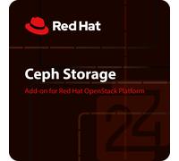 Red Hat Ceph Storage Add-on for Red Hat OpenStack Platform Up to 512TB on a maximum of 25 Physical Nodes Premium