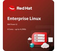 Red Hat Enterprise Linux for IBM Power, LE (4 Cores, Up to 4 LPARs) Premium