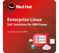 Red Hat Enterprise Linux for SAP Solutions for IBM Power, LE (4 Cores, Up to 4 LPARs) Premium