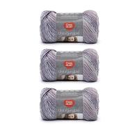 Red Heart Boutique Unforgettable Lot de 3 pelotes de fil nacré 100 g - Acrylique - 4 Medium (peigné) - 220 m - Tricot/Crochet