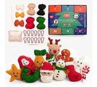 Red Heart Fil multicolore pour calendrier de l'Avent - 1 paquet de 412 g - 100% acrylique - #4 peigné (moyen) - - Tricot/crochet