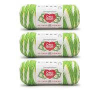 Red Heart Flower Power Lot de 3 pelotes de fil à tricoter All in One Flower Power Flower Field - 250 g - 100% acrylique - #4 peignée (moyenne) - 400 m - Tricot/crochet