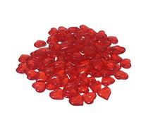 Red Heart Gems | Table Scatter Gemstones | Acrylic Crystals | Valentine's Day Decorations | Wedding Decoration Filler Perfect For Romantic Occasions For Vase Filler Table Scatter Engagement Wedding