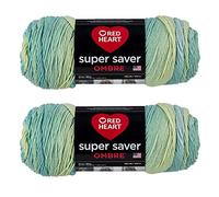 Red Heart Lot de 2 fils, acrylique, bord de mer,
