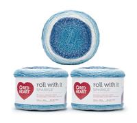 Red Heart Lot de 3 pelotes de fil acrylique