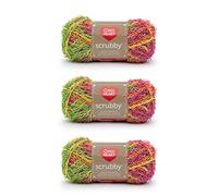 Red Heart Scrubby Lot de 3 pelotes de laine Tropical