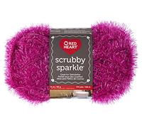 Red Heart Scrubby Sparkle Fil pastèque