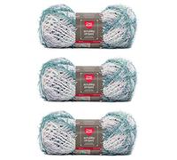 Red Heart Scrubby Stripe Pelote de laine à rayures, menthe fraîche 3