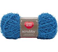 Red Heart Scrubby Yarn-Ocean