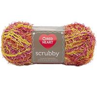 Red Heart Scrubby Yarn-Zesty