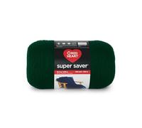 Red Heart Super Saver Fil vert chasseur 1000 g - 1 paquet de 998 g - 100% acrylique - #4 peigné (moyen) - 1 800 m pour tricot, crochet, travaux manuels et amigurumi