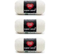 RED HEART Super Saver Lot de 3 Pelote de fils à tricoter, Aran