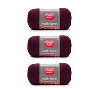 Red Heart with Love Yarn, Merlot 3 pièces