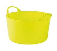 RED HOG Container Bucket Basket Flexible Flexi Multifunctional, Ecurie, Jardin, Garage, Alimentation Animale, Stockage, Transport, Arrosage, Lavage, Résistance 120 kg, 35x23x30 cm 14 L Pistache